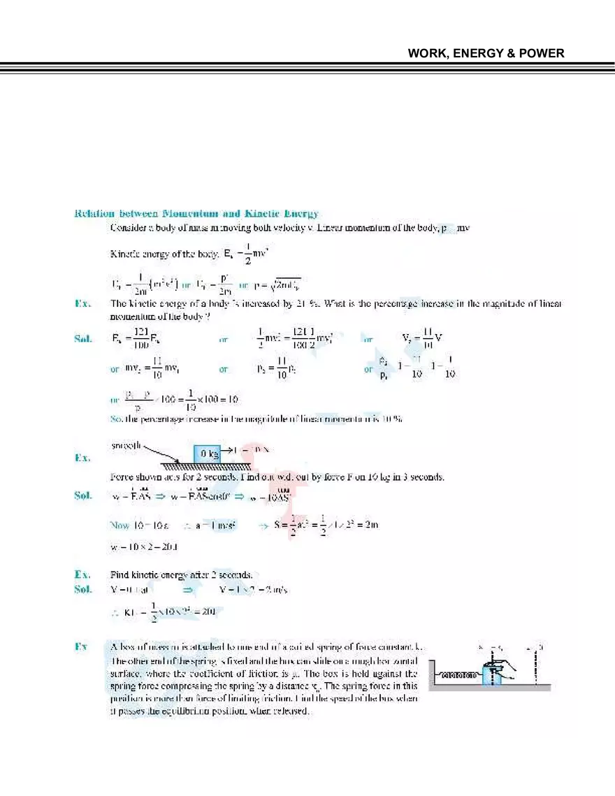 Work, Energy & Power - Page 9