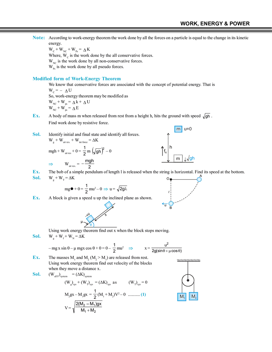 Work, Energy & Power - Page 14