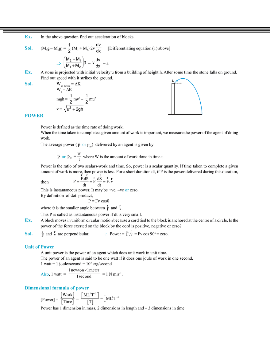 Work, Energy & Power - Page 15