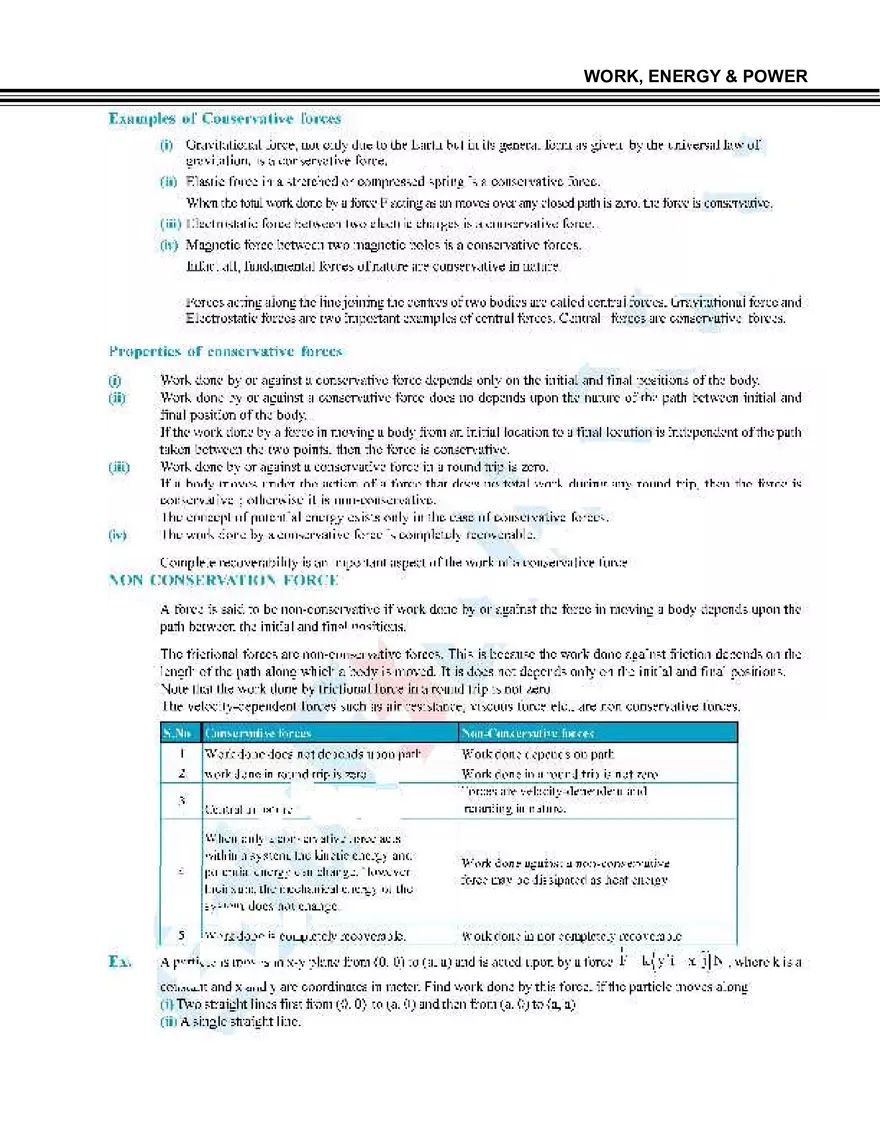 Work, Energy & Power - Page 18