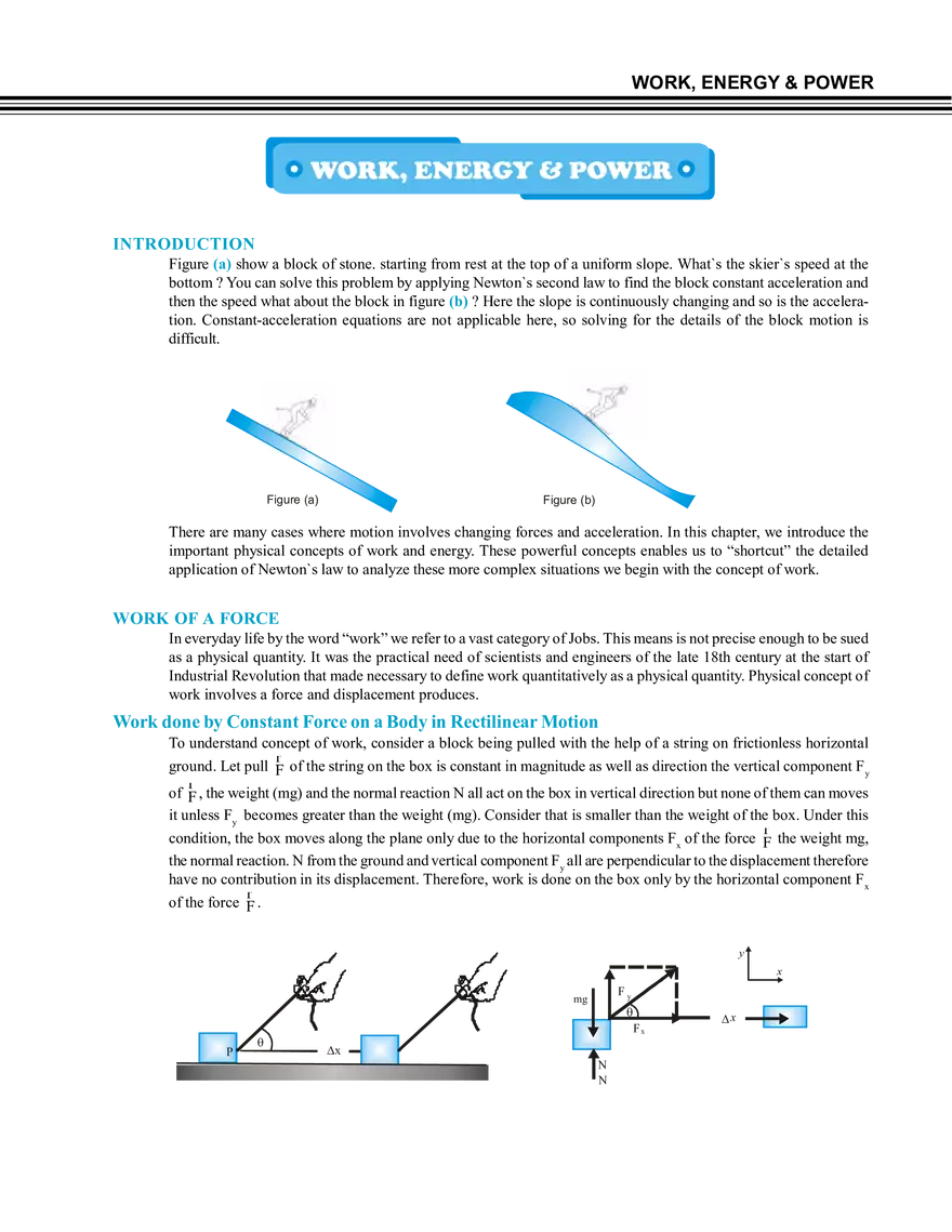 Work, Energy & Power - Page 1