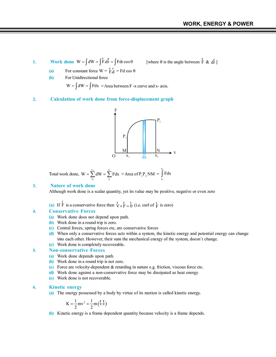 Work, Energy & Power - Page 38