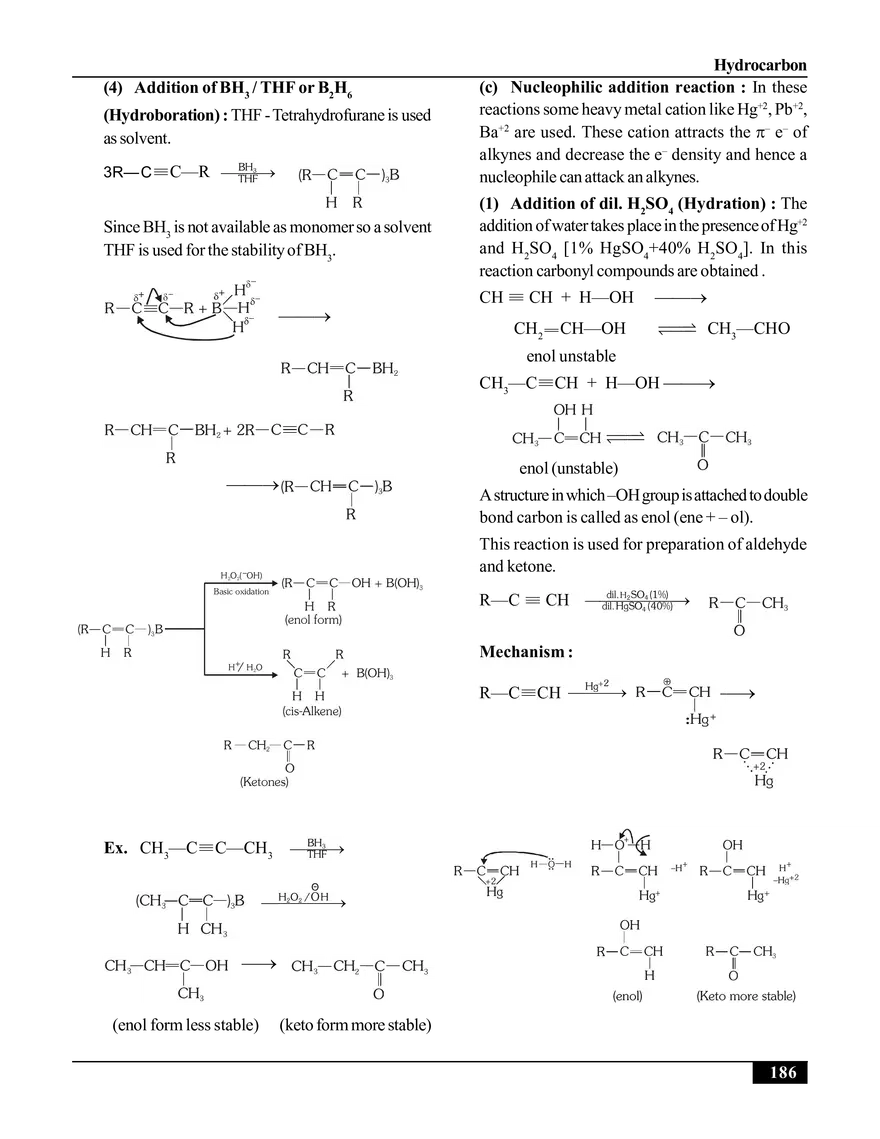 Hydrocarbon. Alkynes - Page 7