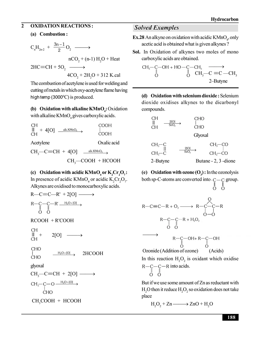 Hydrocarbon. Alkynes - Page 9