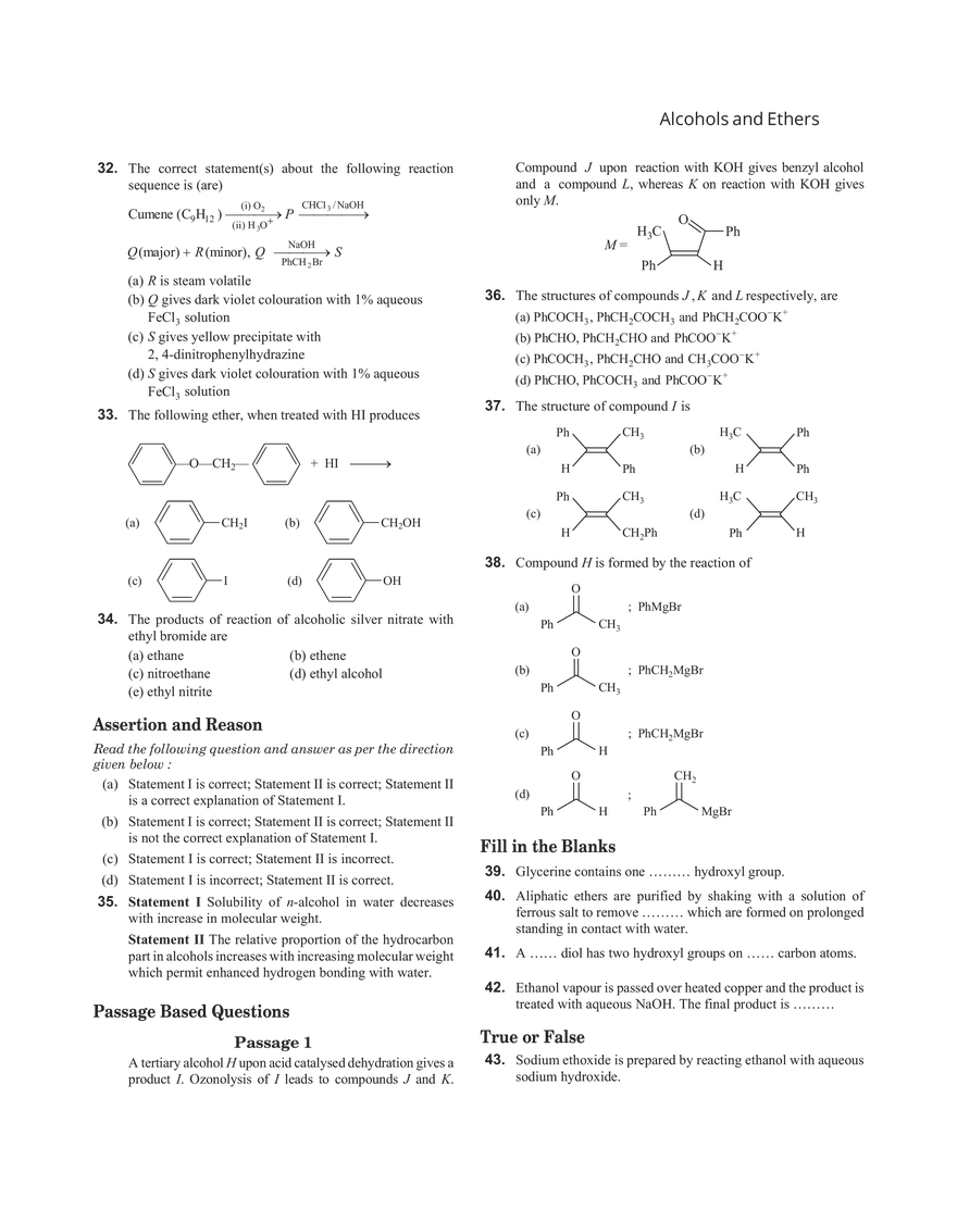 24 Alcohols and Ethers - Page 7