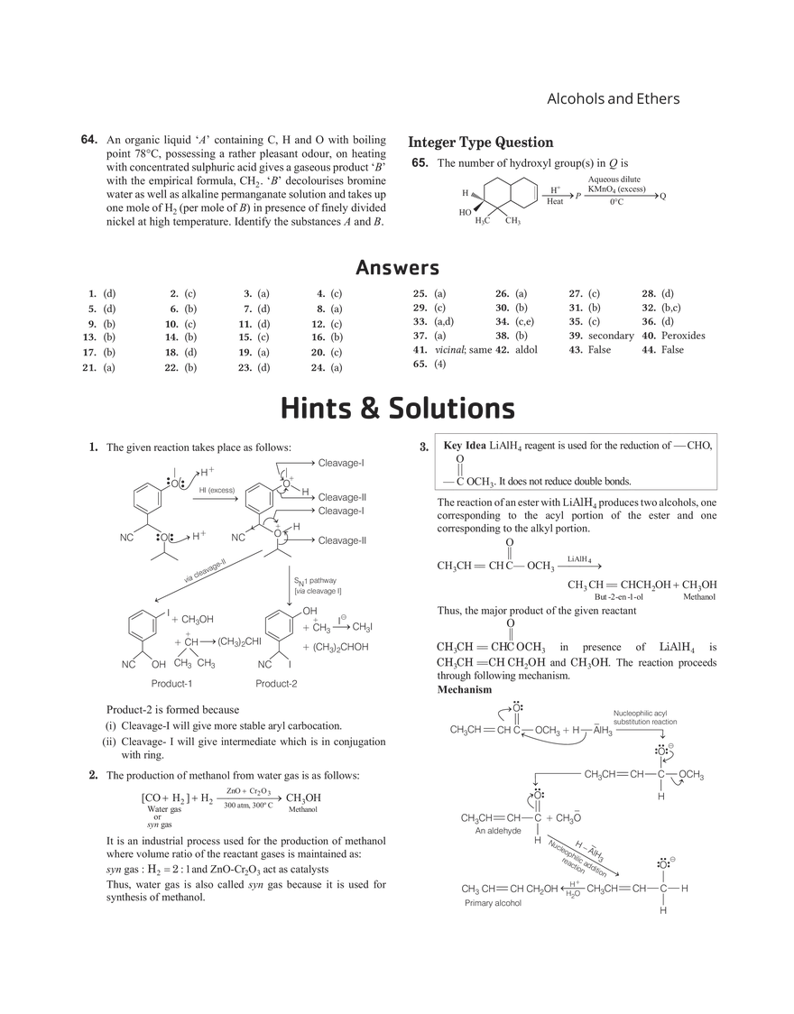 24 Alcohols and Ethers - Page 9
