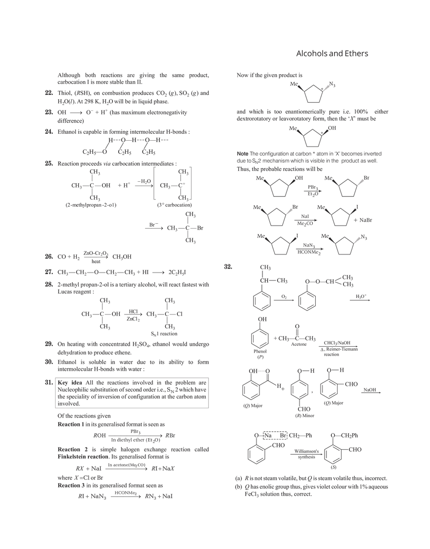 24 Alcohols and Ethers - Page 13