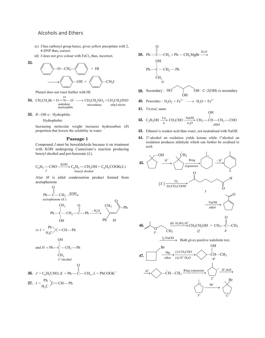 24 Alcohols and Ethers - Page 3