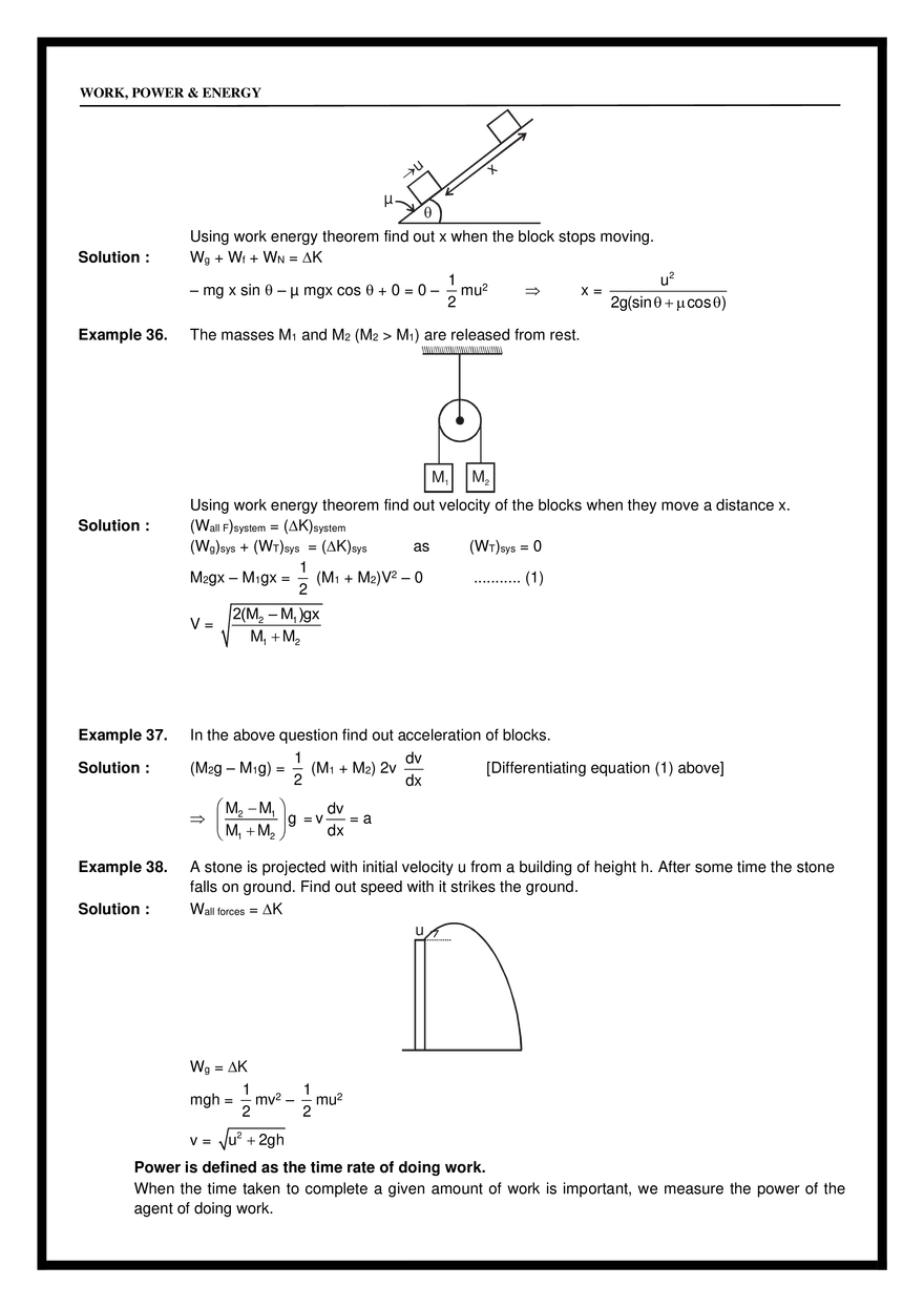 Chapter 8 Work, Power & Energy - Page 7