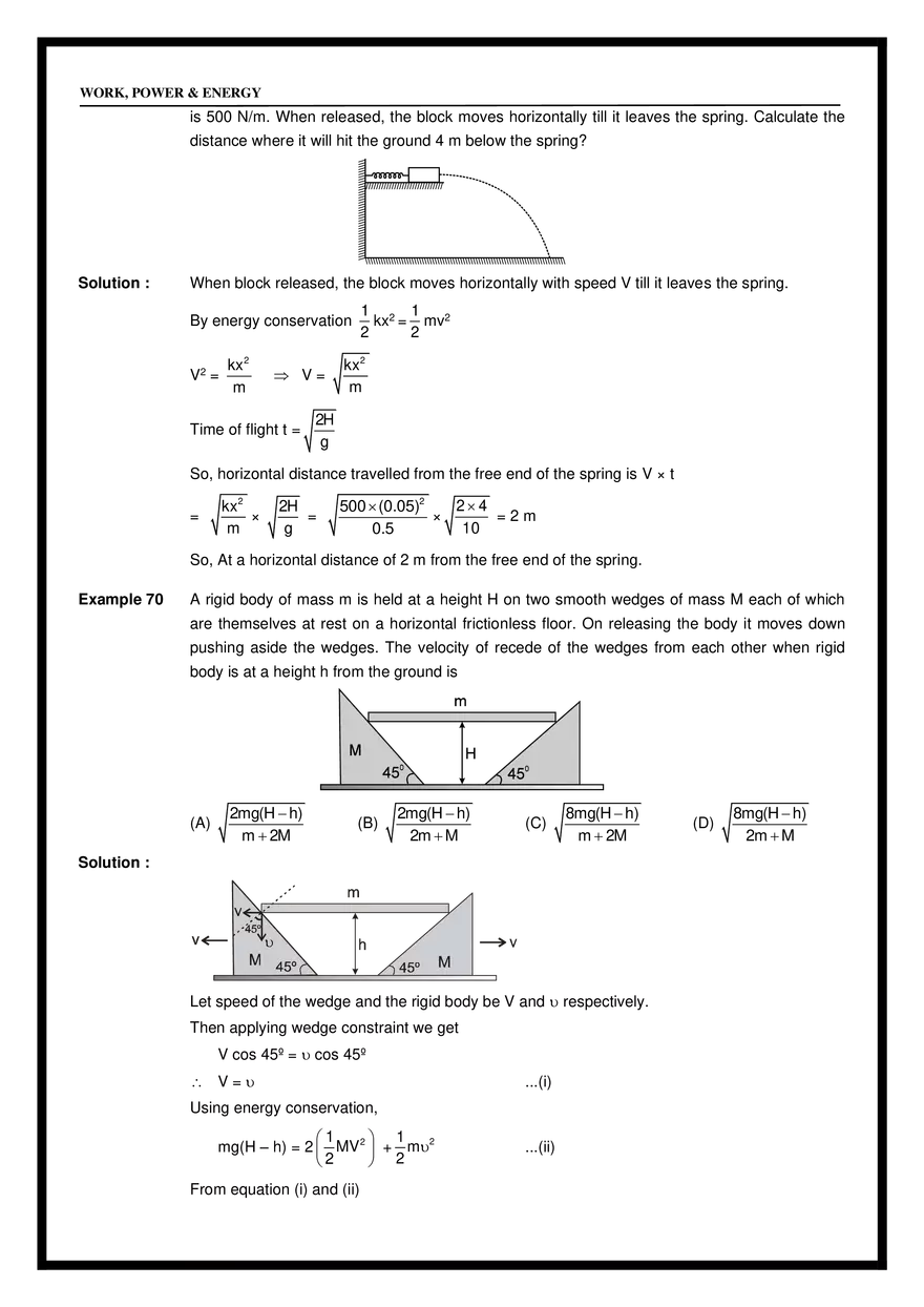 Chapter 8 Work, Power & Energy - Page 23