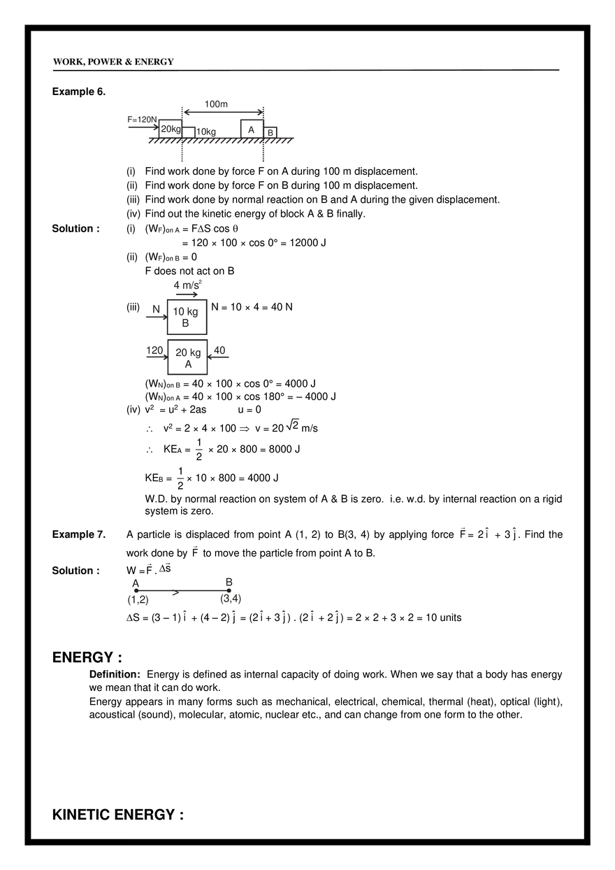 Chapter 8 Work, Power & Energy - Page 26
