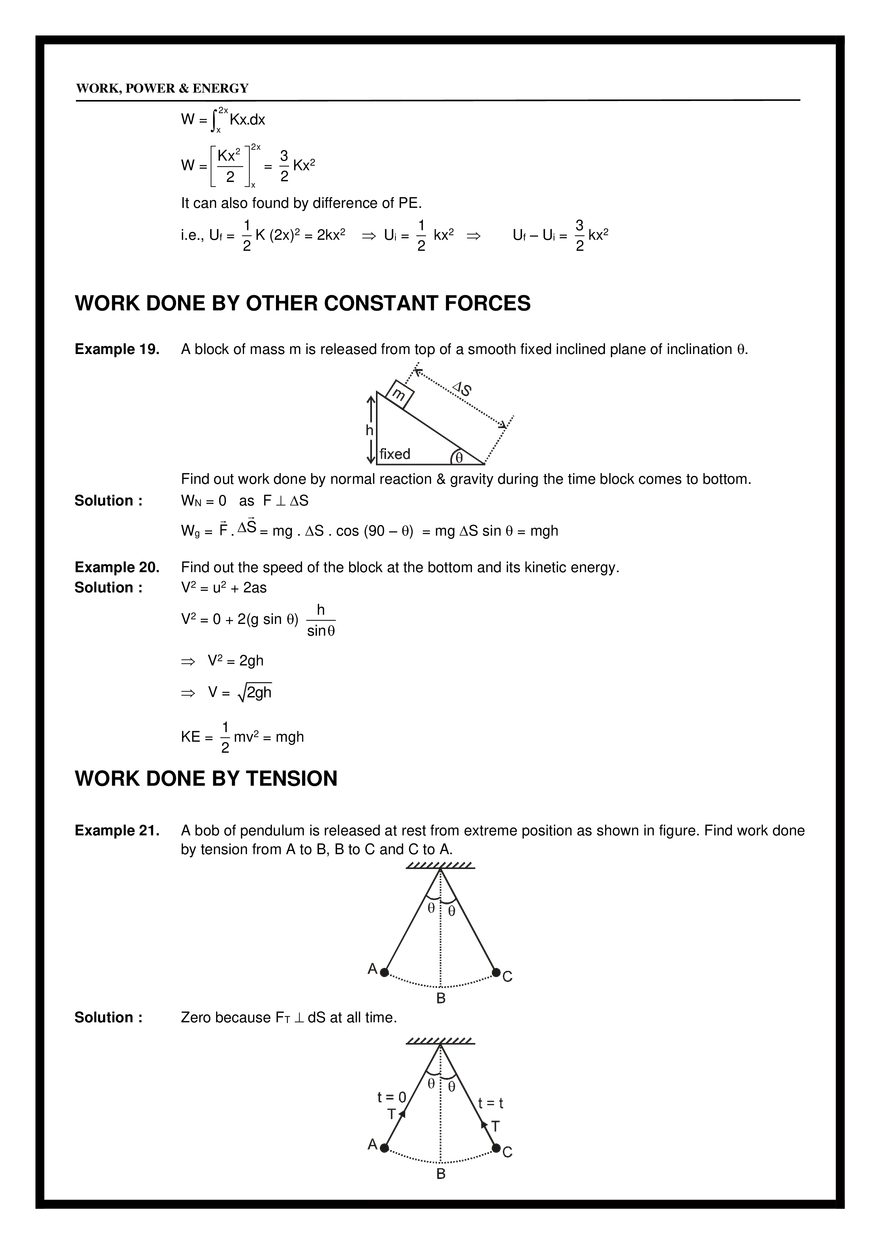 Chapter 8 Work, Power & Energy - Page 31