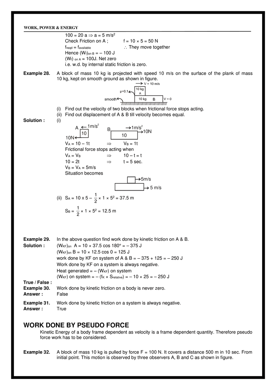 Chapter 8 Work, Power & Energy - Page 5