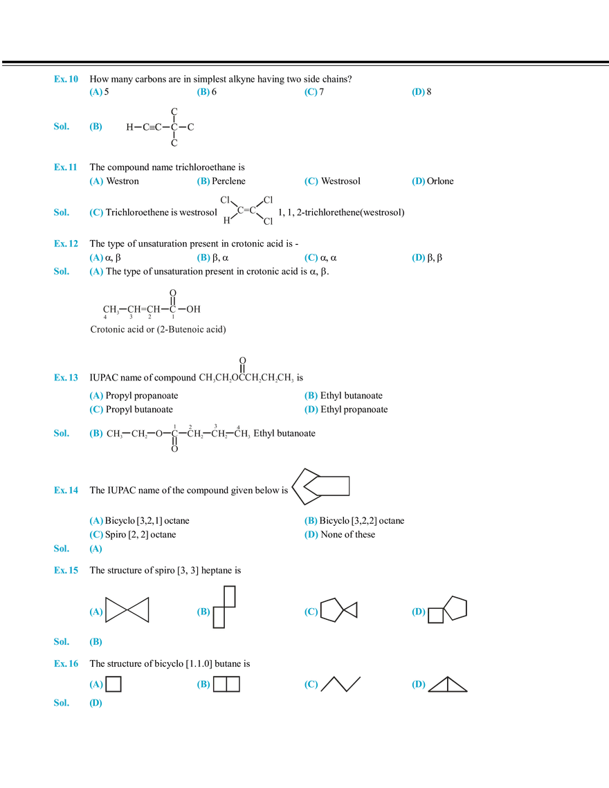 Nomenclature of Organic Compound Solved Examples - Page 3