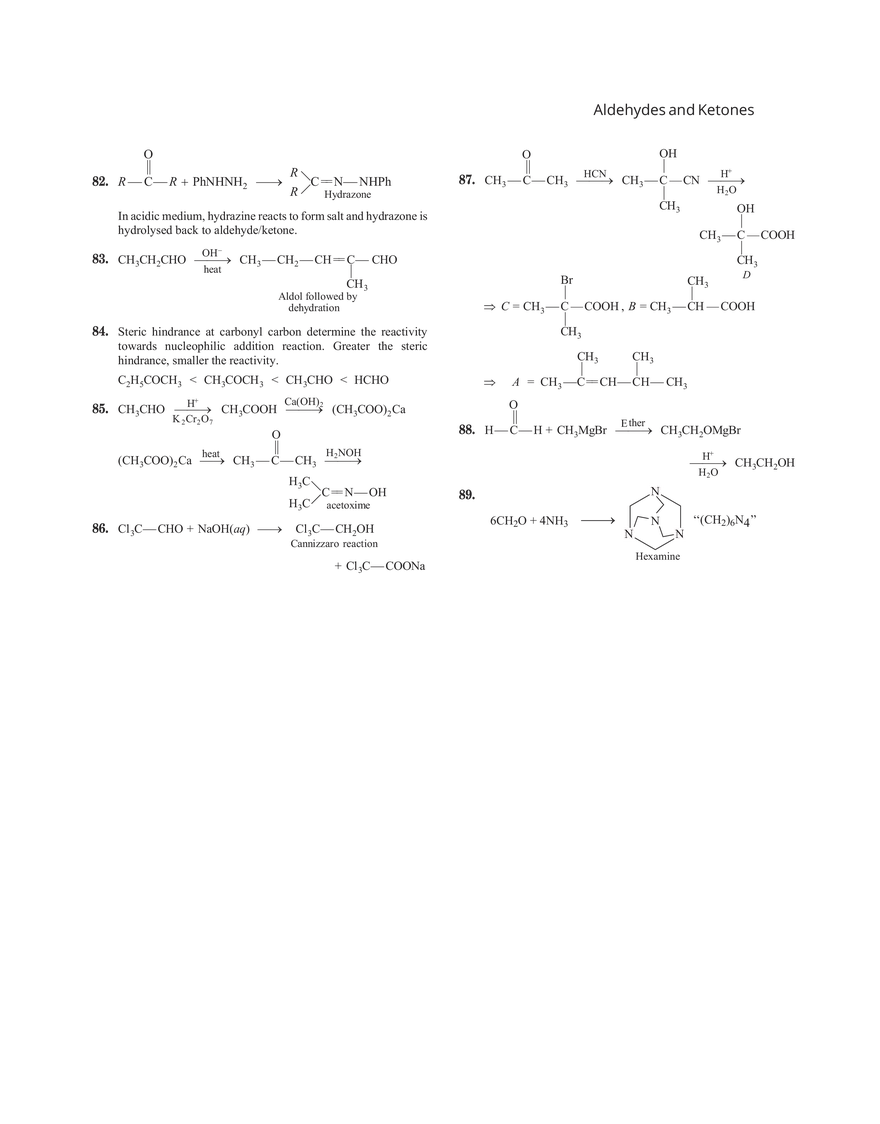 25 Aldehydes and Ketones - Page 11