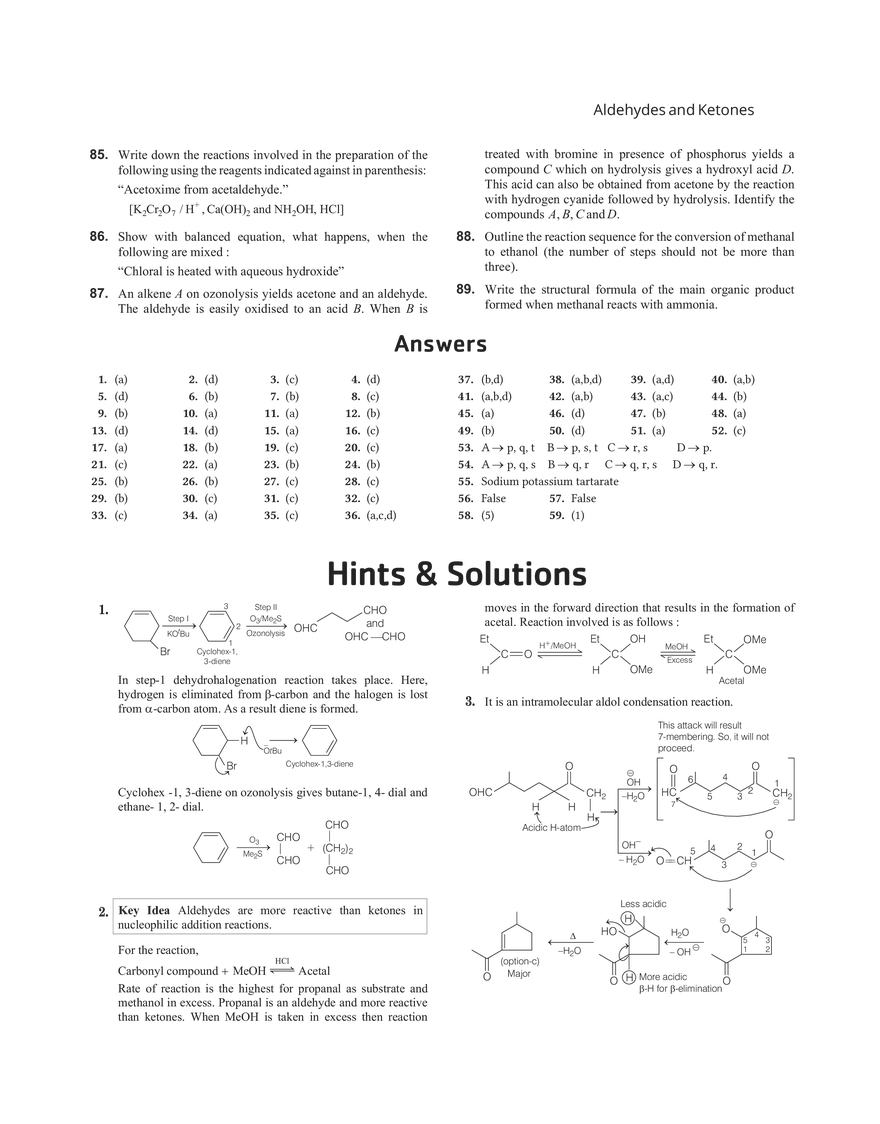 25 Aldehydes and Ketones - Page 18
