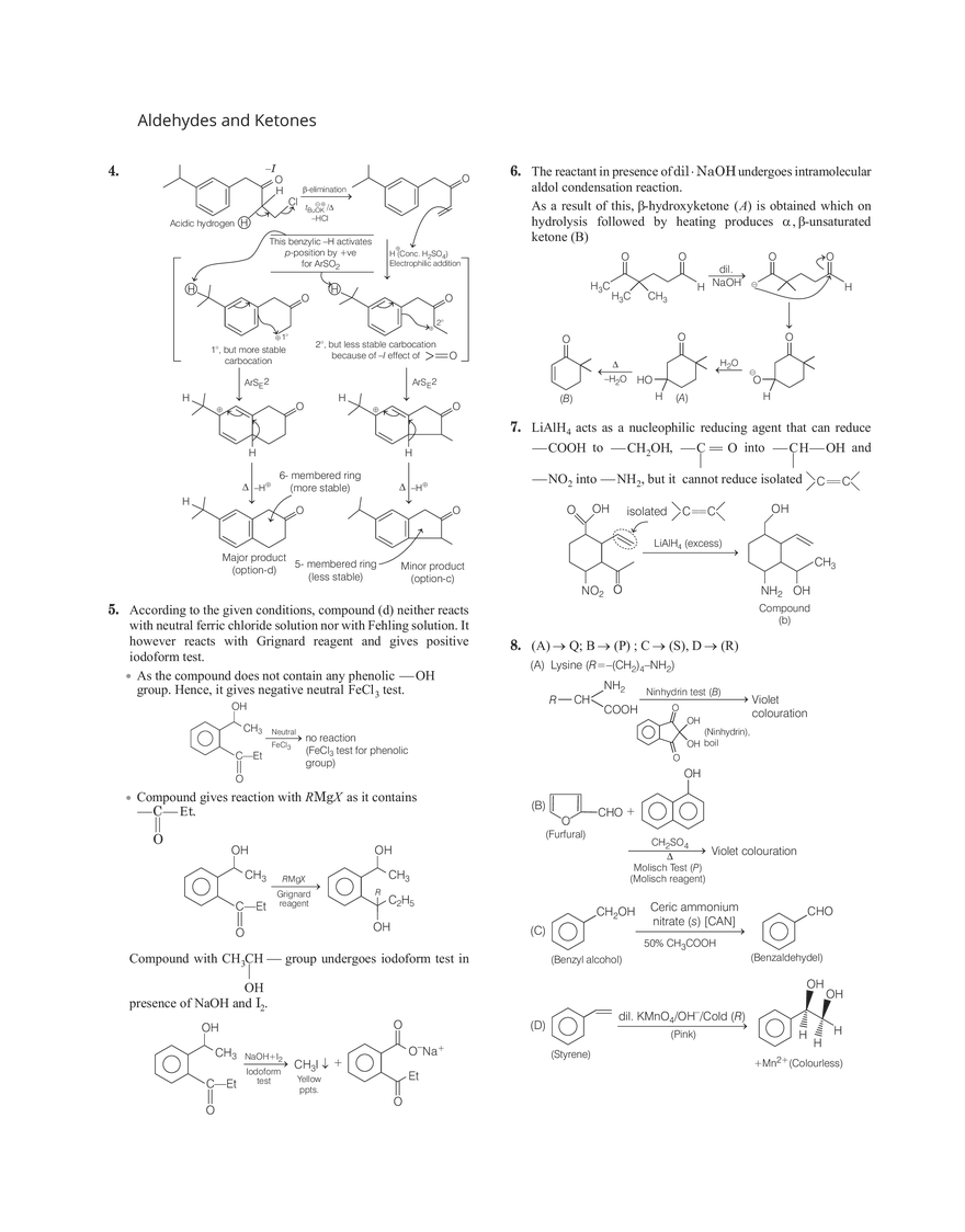 25 Aldehydes and Ketones - Page 19