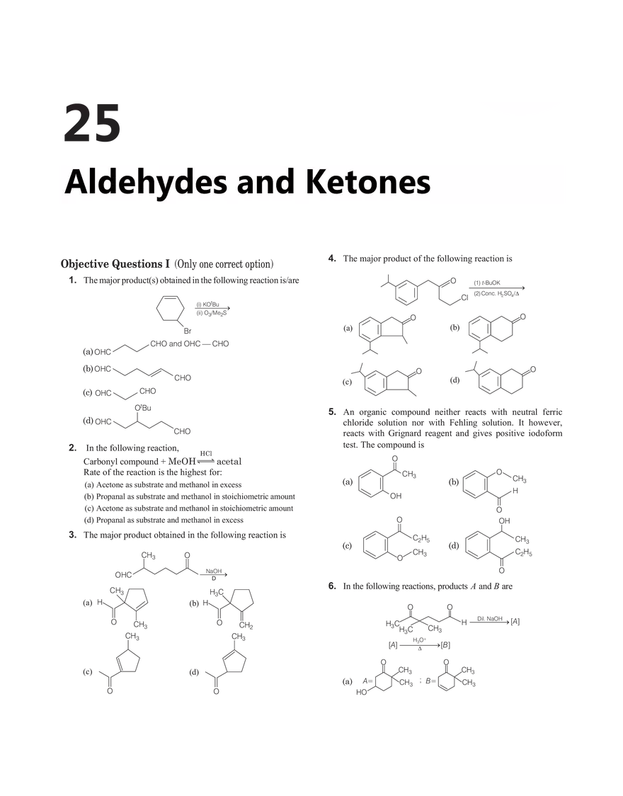 25 Aldehydes and Ketones - Page 1