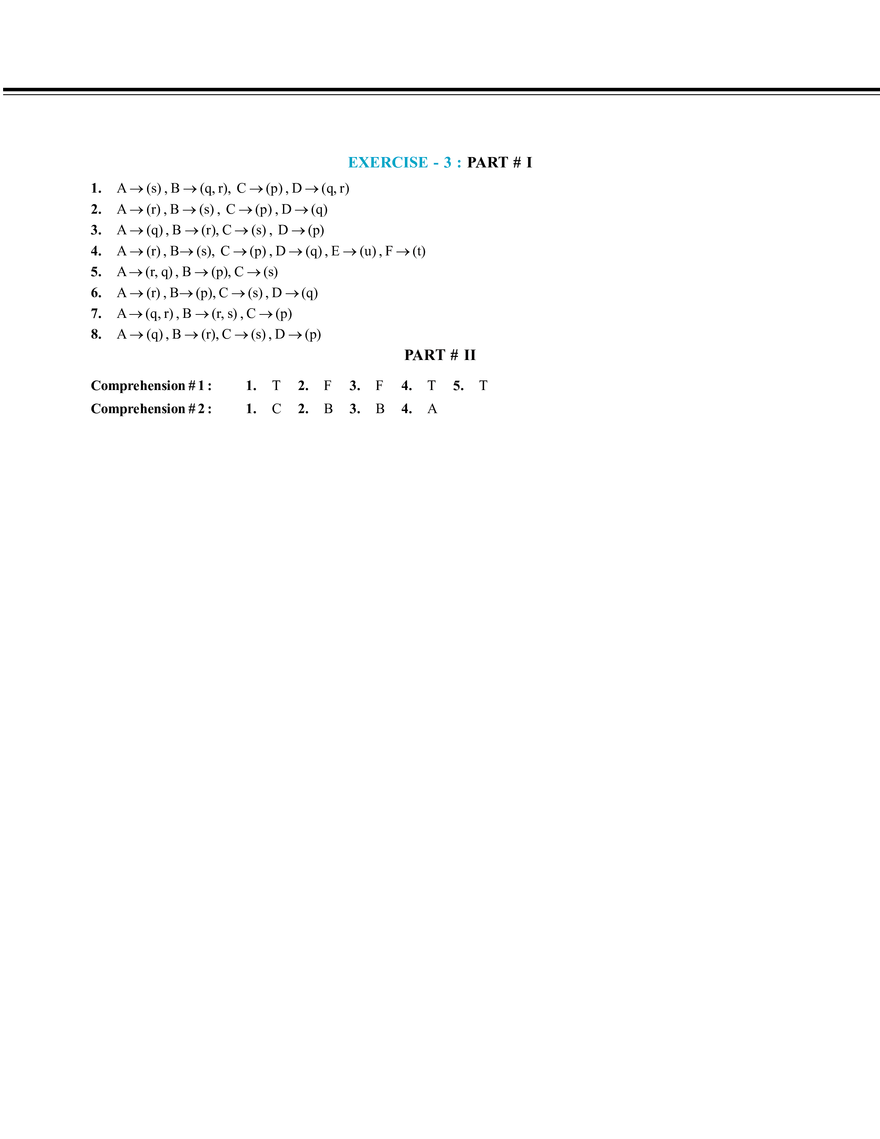 Nomenclature of Organic Compound Exercise # 3 - Page 5