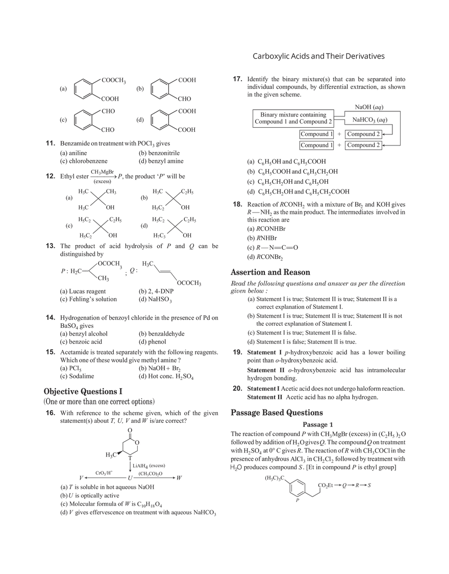 26 Carboxylic Acids and Their Derivatives - Page 10