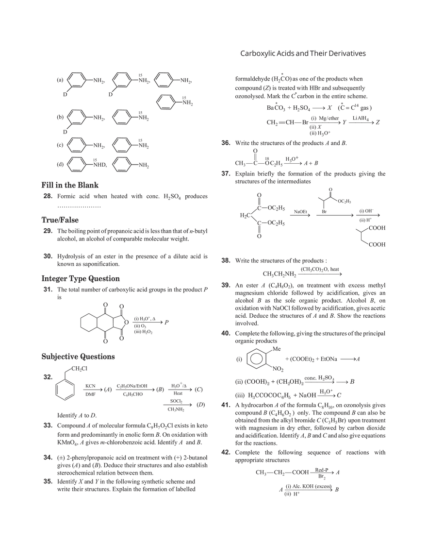 26 Carboxylic Acids and Their Derivatives - Page 12