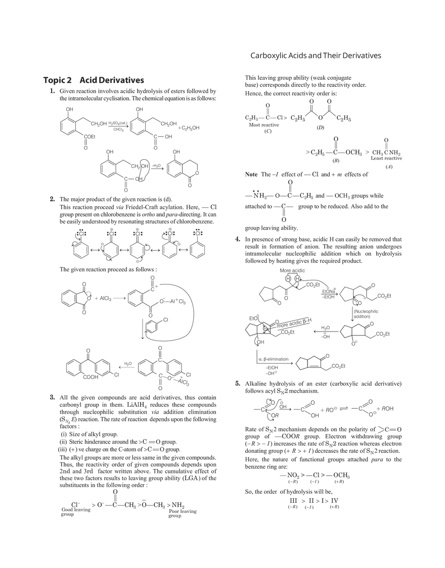 26 Carboxylic Acids and Their Derivatives - Page 16