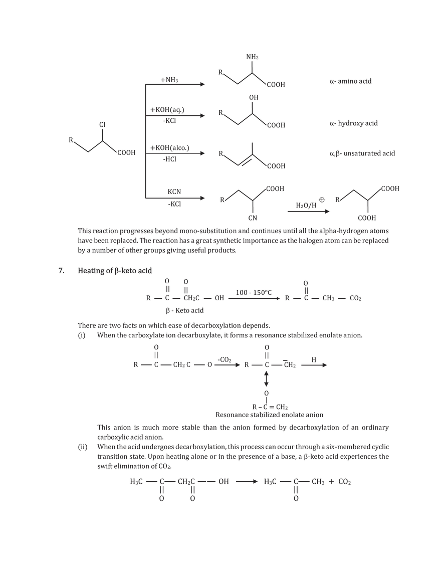 Chemical Properties of Carboxylic Acid - Page 7