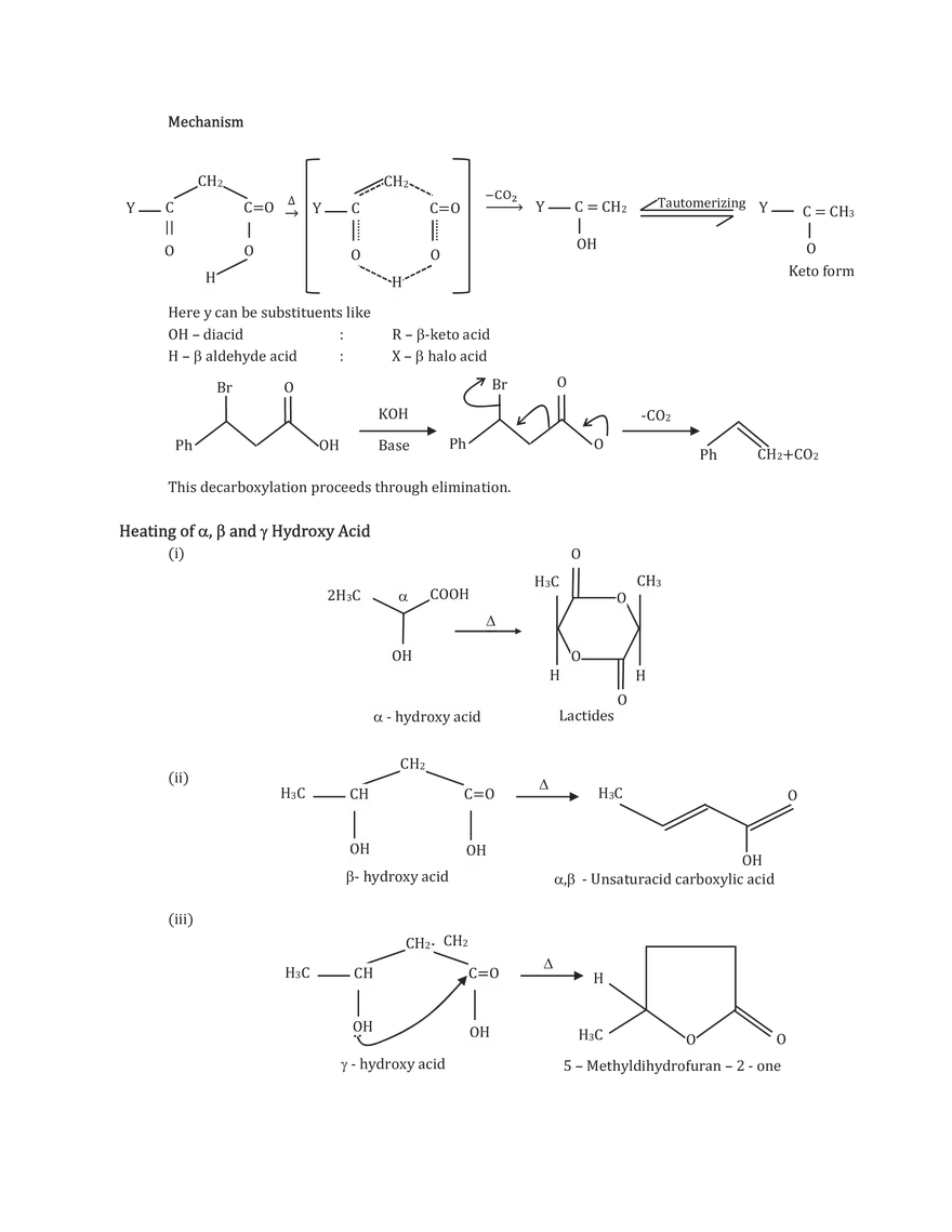 Chemical Properties of Carboxylic Acid - Page 8