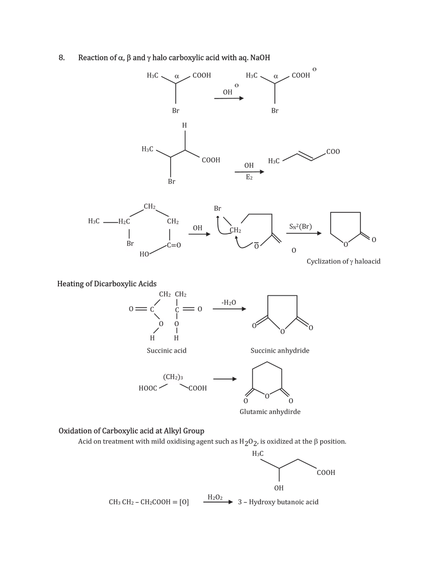 Chemical Properties of Carboxylic Acid - Page 9