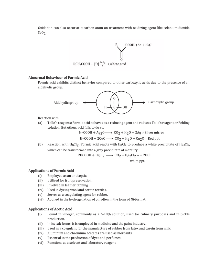 Chemical Properties of Carboxylic Acid - Page 10