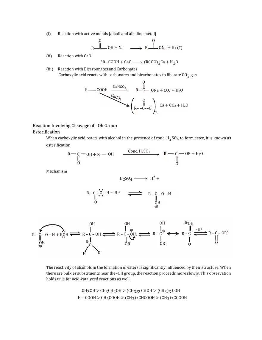Chemical Properties of Carboxylic Acid - Page 3