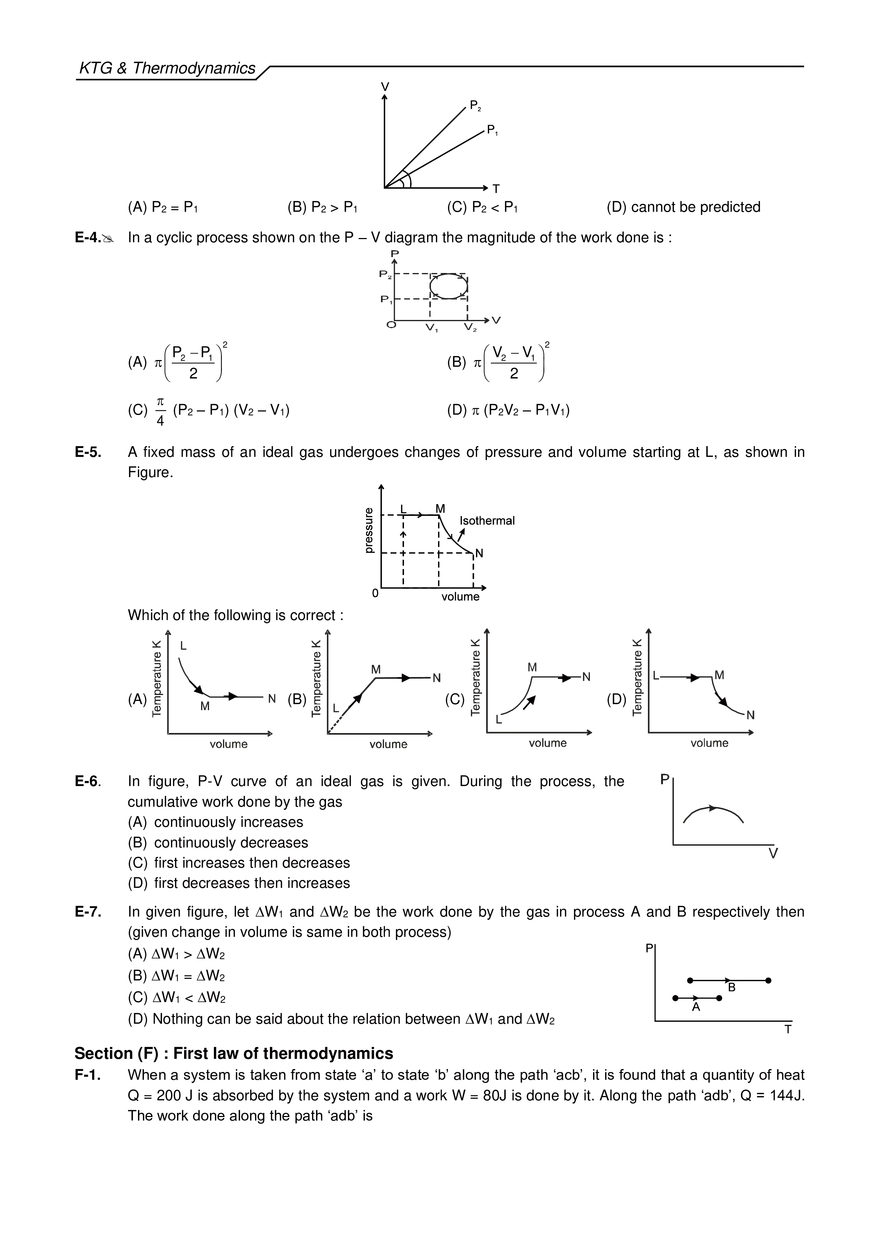 KTG & Thermodynamics Exercises - Page 29