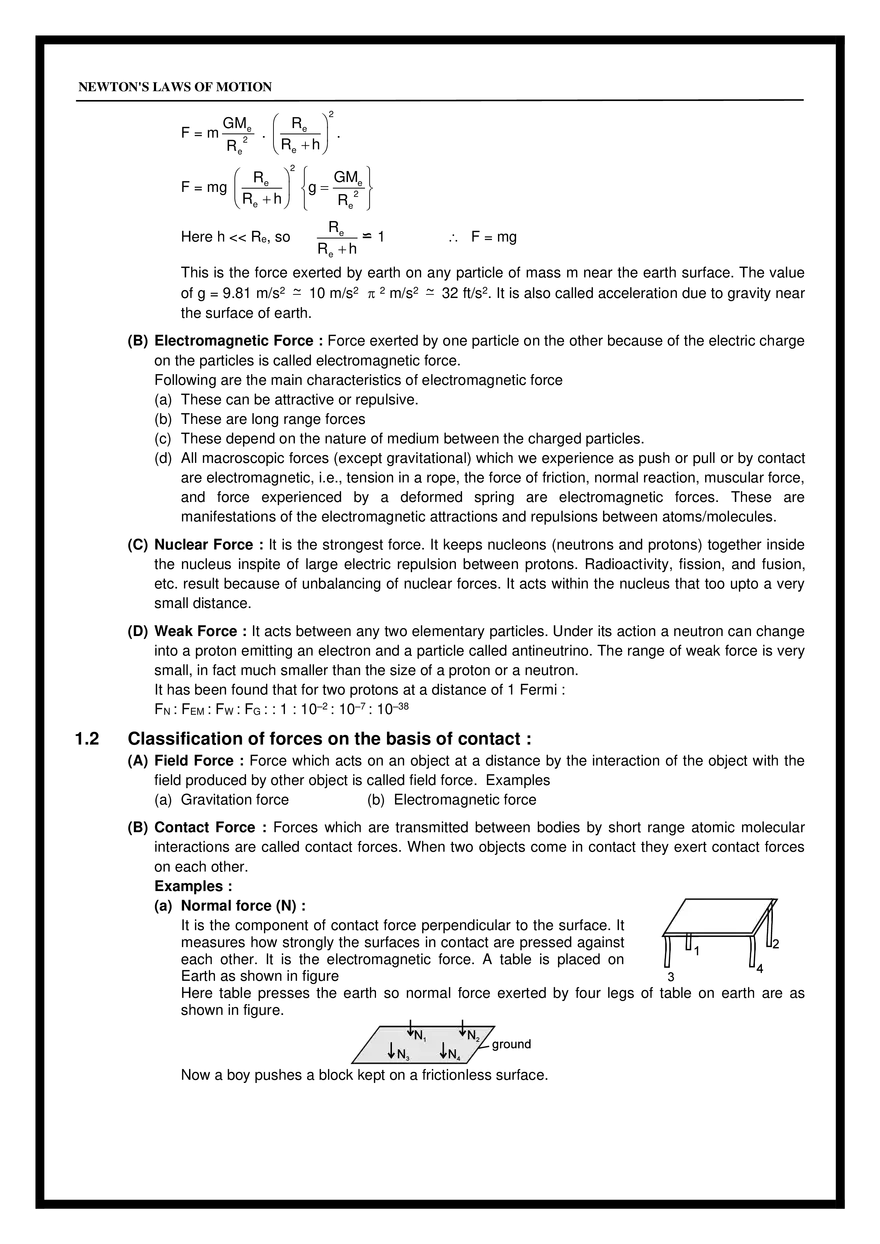 Chapter-6 Newton’s Laws of Motion - Page 2