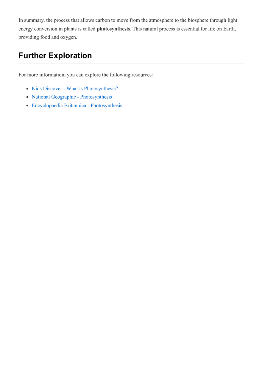 Understanding Carbon Transfer: Photosynthesis - Page 2