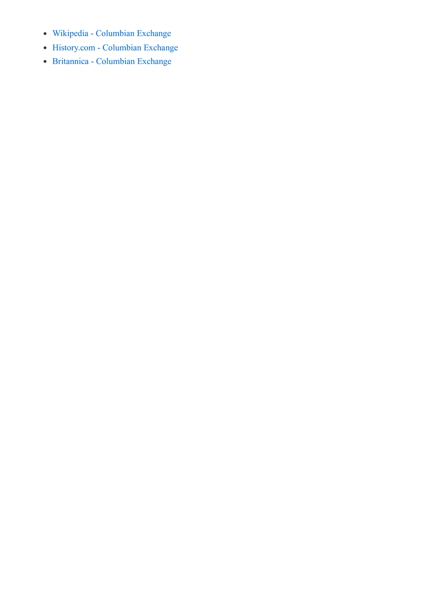 The Columbian Exchange - Page 2