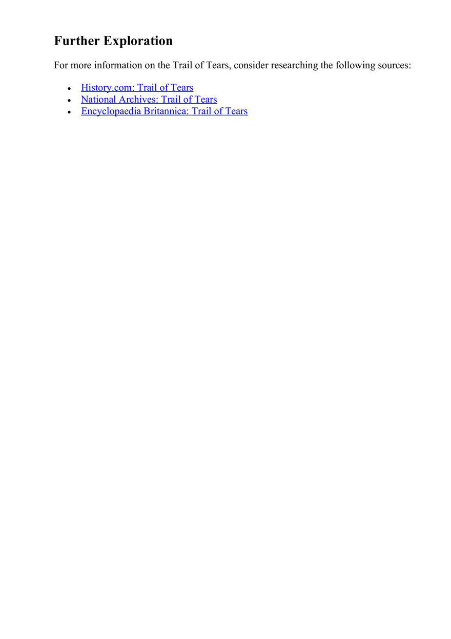 Understanding the "Trail of Tears" - Page 2