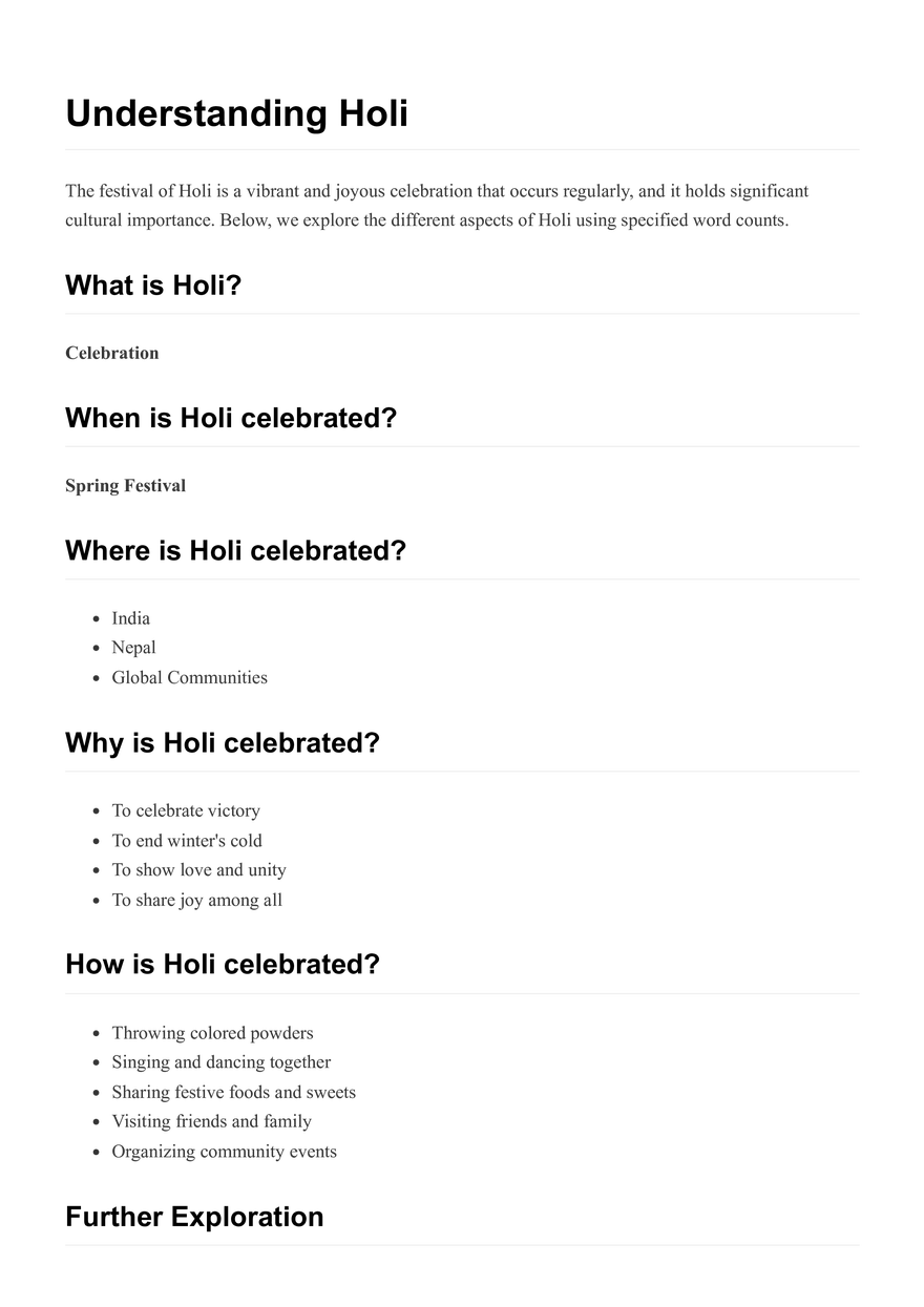 Understanding Holi - Page 1
