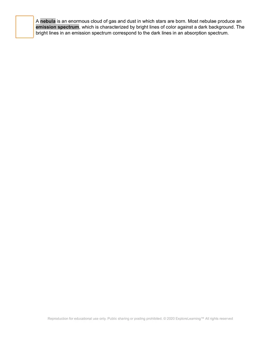 Student Exploration: Star Spectra - Page 4