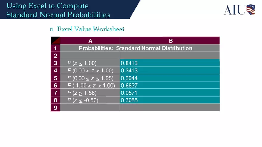 Continuous Probability Distributions - Page 26