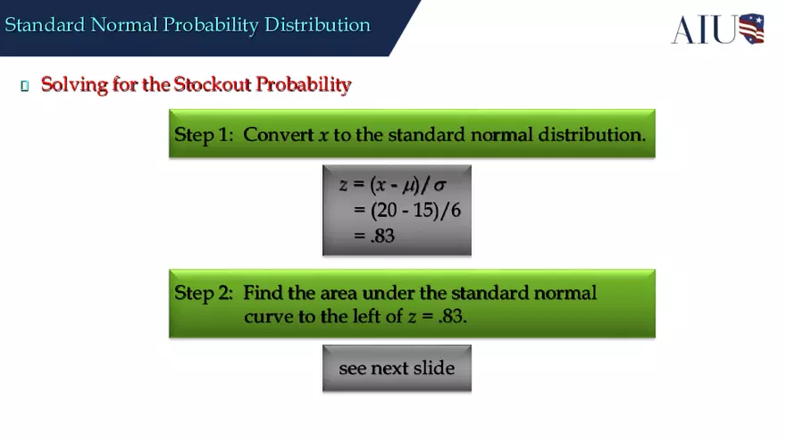 Continuous Probability Distributions - Page 31