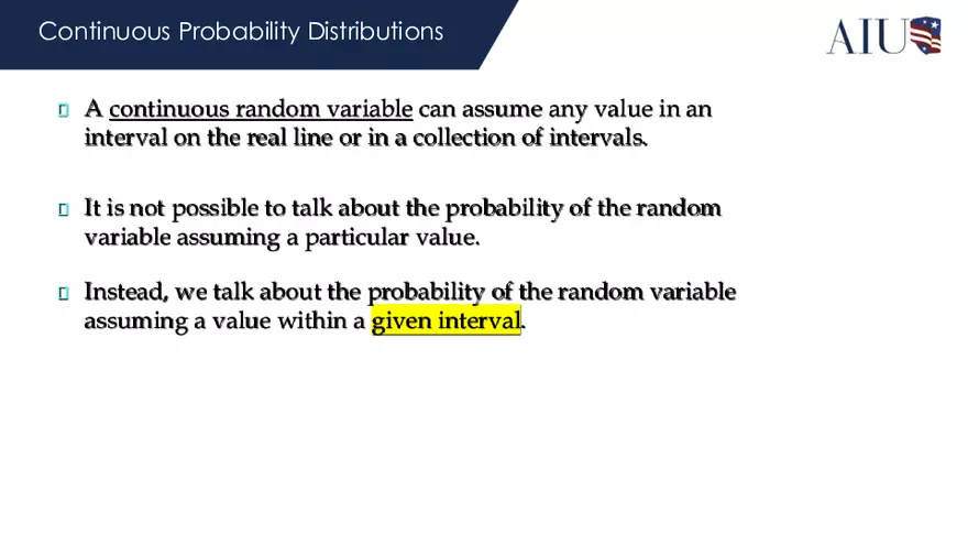 Continuous Probability Distributions - Page 2