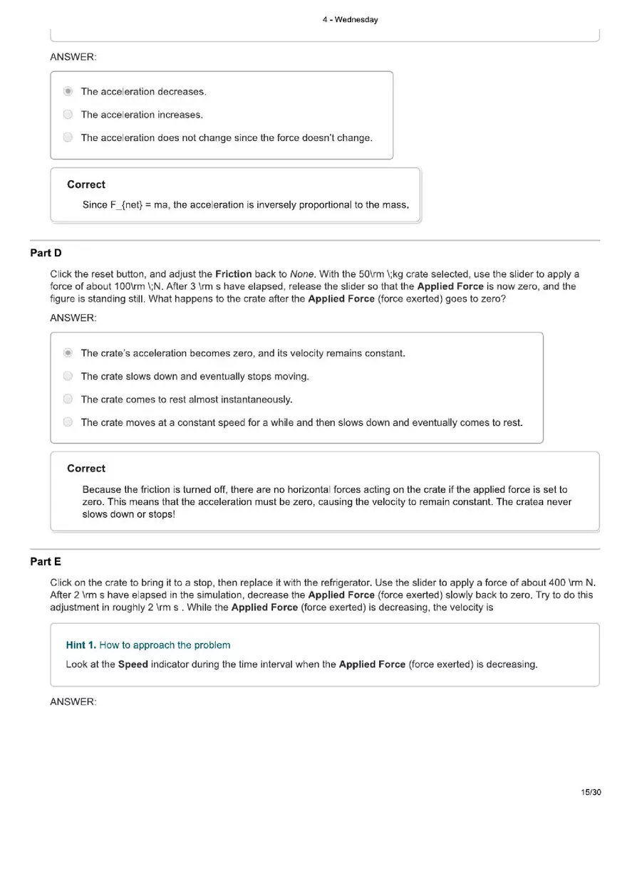 Forces and Motion. Basics - Page 11