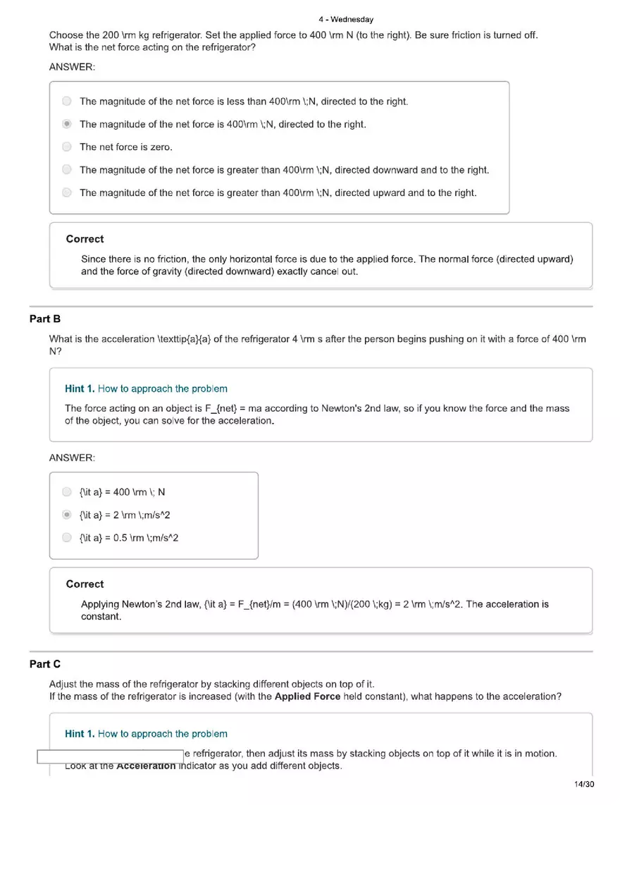 Forces and Motion. Basics - Page 2