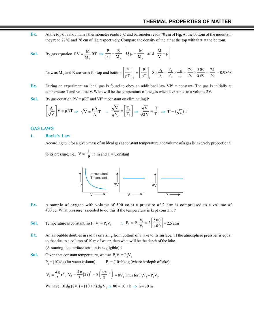 Kinetic Theory of Gases Notes - Page 7