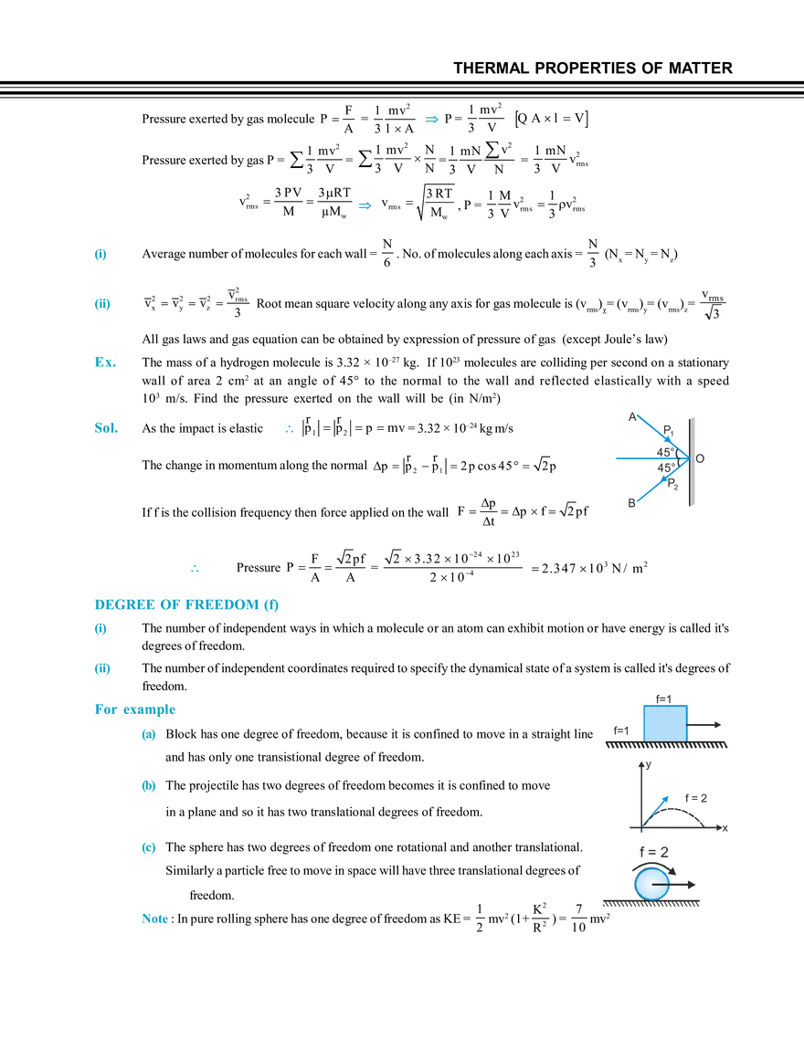 Kinetic Theory of Gases Notes - Page 11