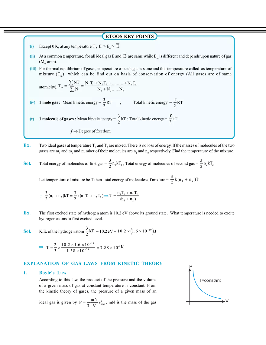 Kinetic Theory of Gases Notes - Page 14