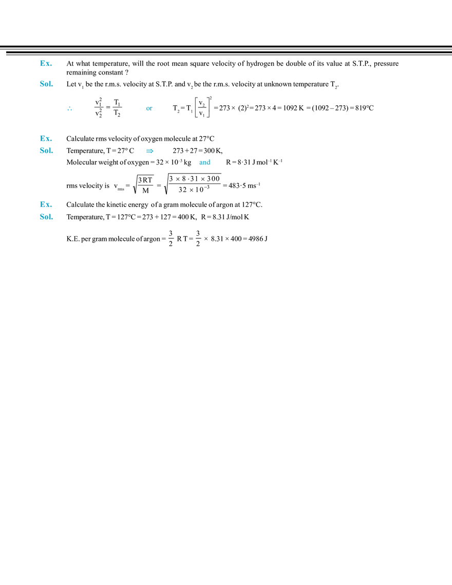 Kinetic Theory of Gases Notes - Page 6