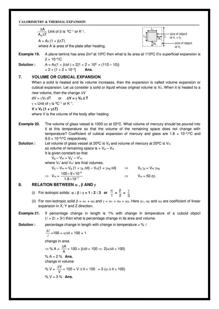 Chapter 20 Calorimetry and Thermal Expansion - Page 19