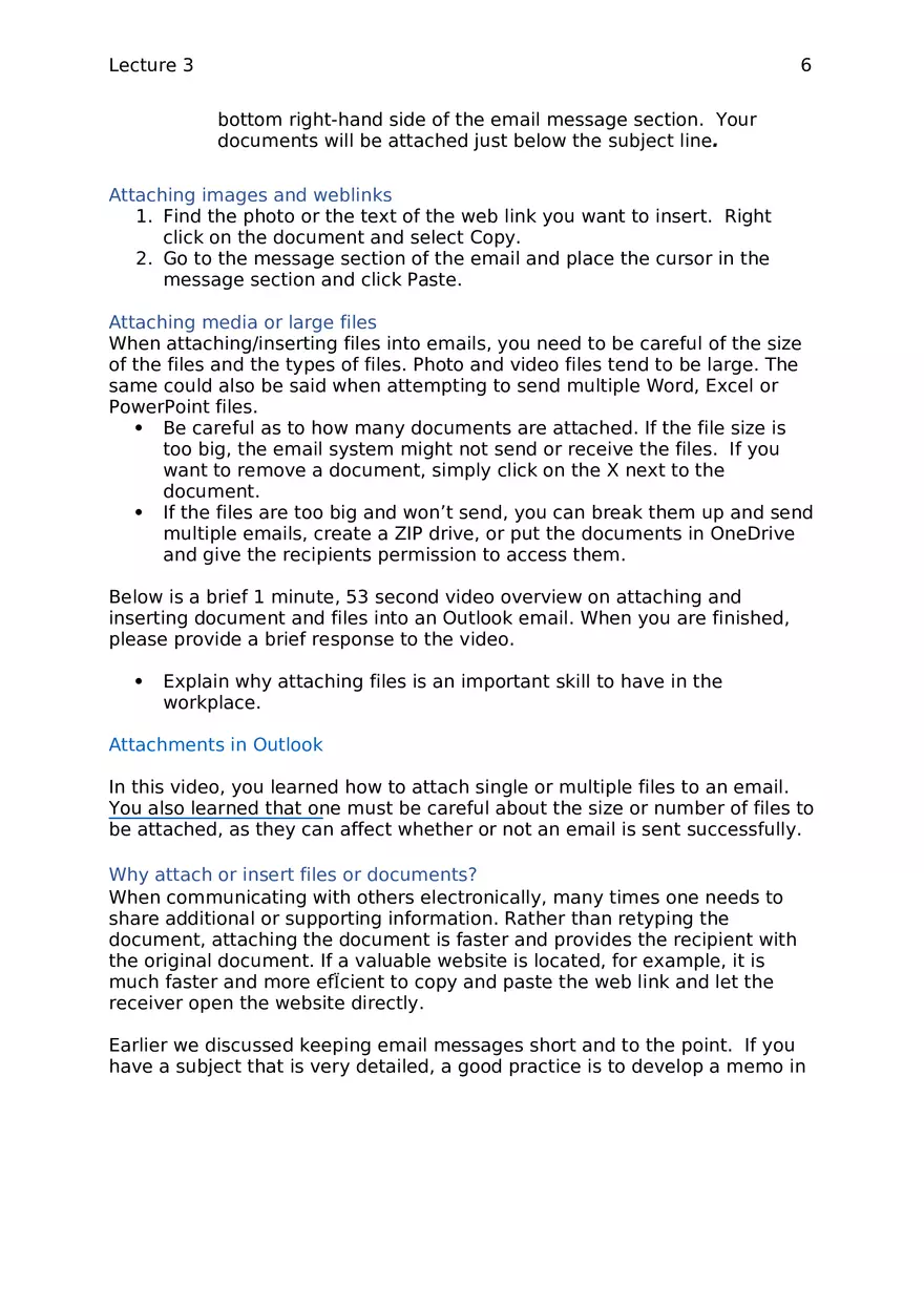 Lecture 3 - Microsoft Outlook - Page 14