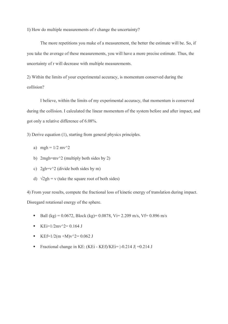 Lab 5 - Linear Momentum - Page 3